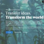Ảnh chụp màn hình giao diện WeTransfer dễ sử dụng