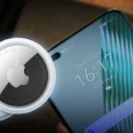 Apple AirTag và điện thoại Android minh họa tính năng phát hiện thiết bị theo dõi