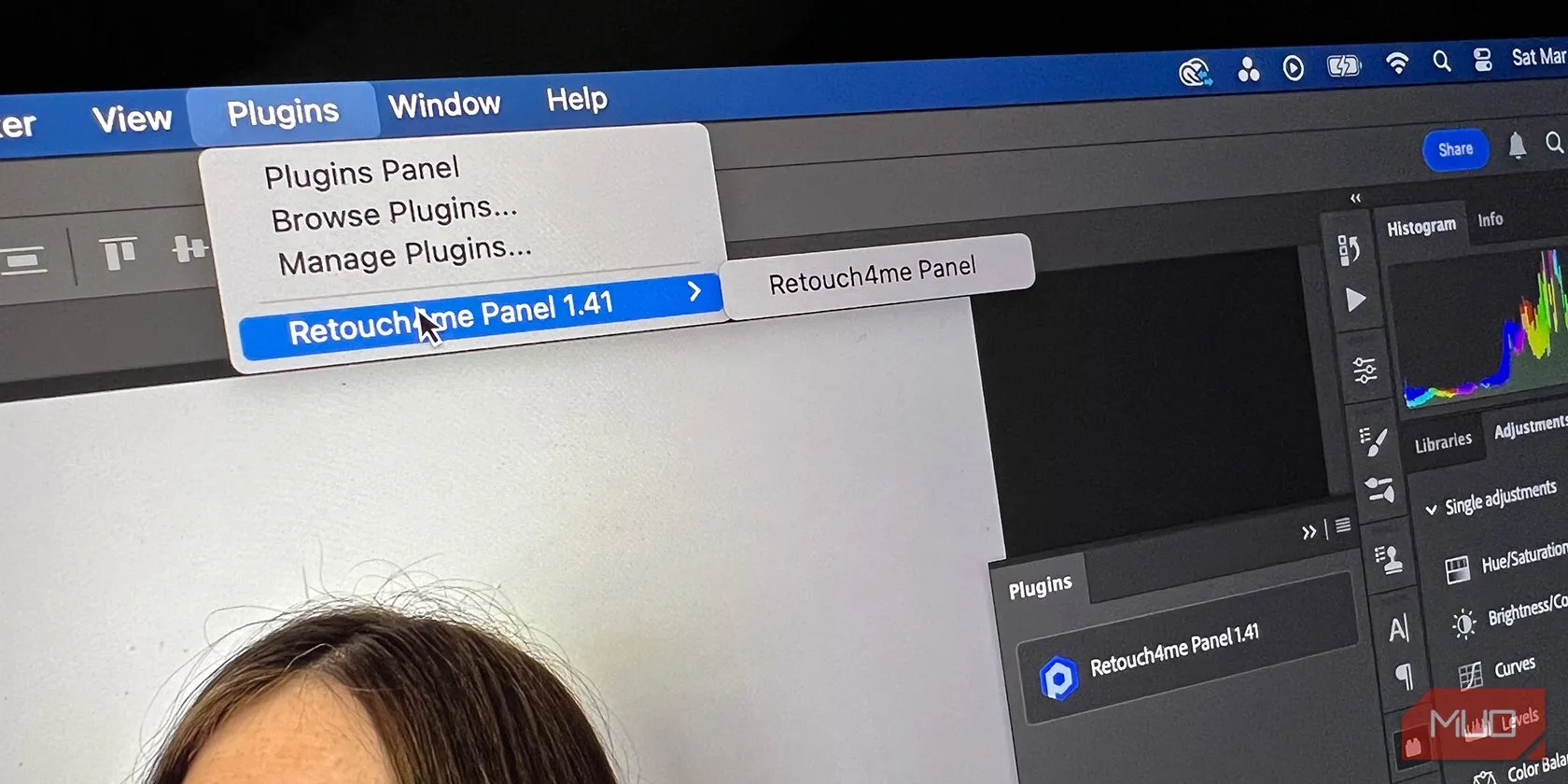 Bảng điều khiển Plugin trong Adobe Photoshop