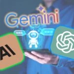 Biểu tượng các công cụ AI phổ biến như Gemini, ChatGPT, Claude minh họa khả năng trò chuyện với AI.