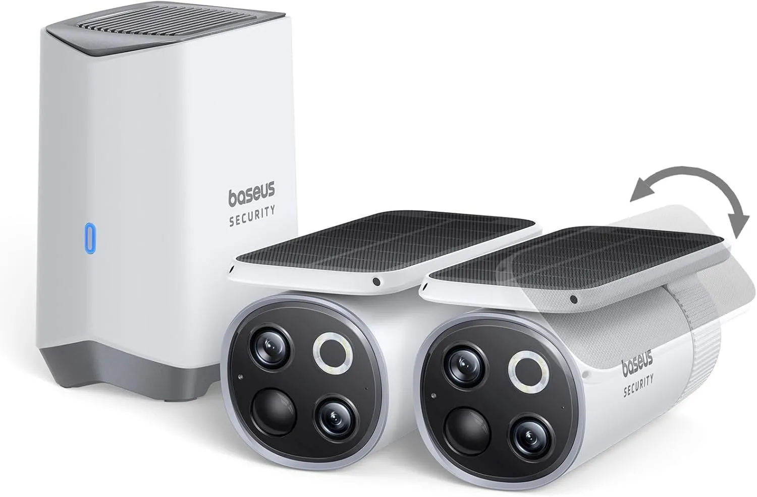 Bộ camera an ninh ngoài trời Baseus S1 Pro Kit 2 camera với trạm gốc