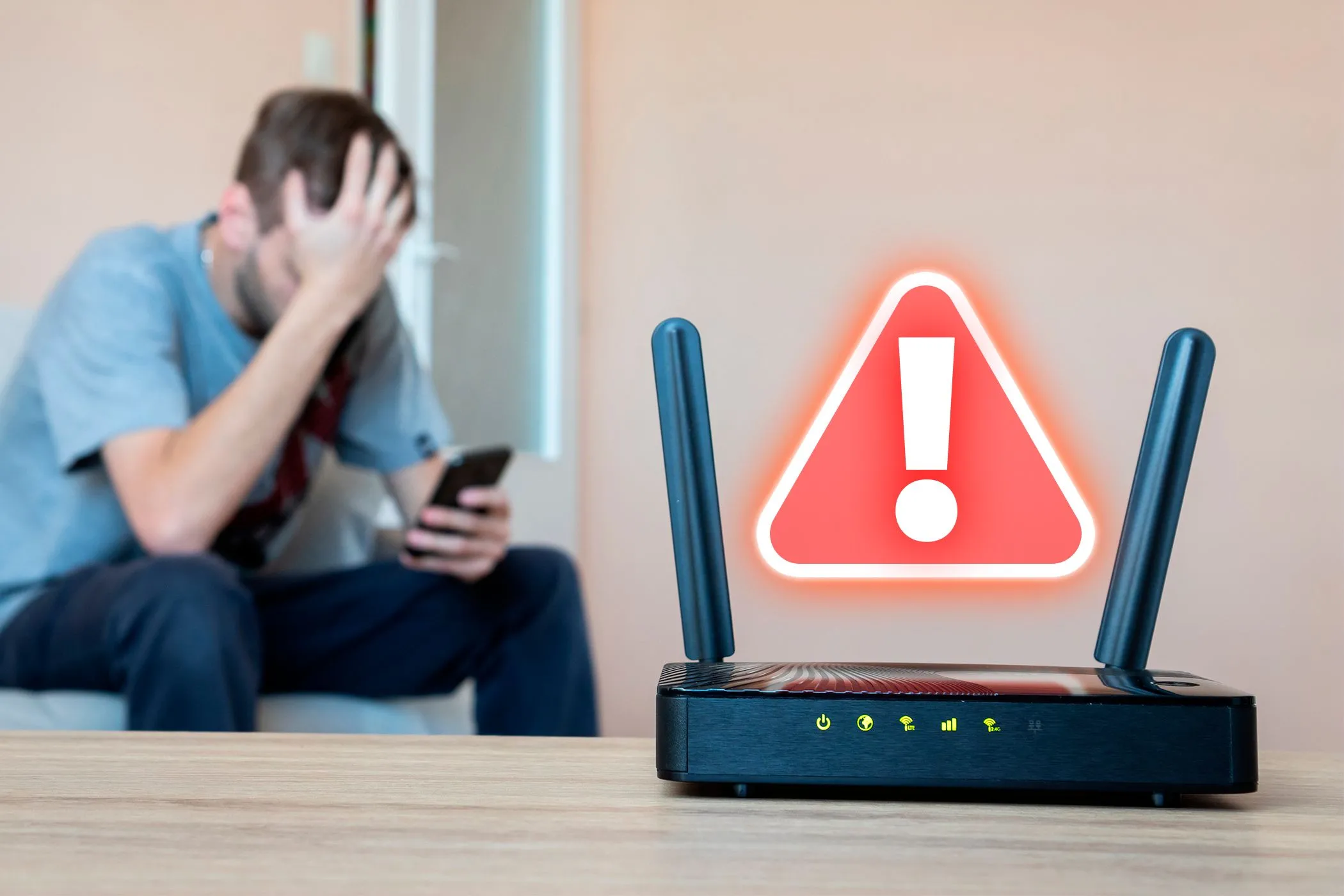 Bộ định tuyến Wi-Fi báo lỗi và người dùng thất vọng