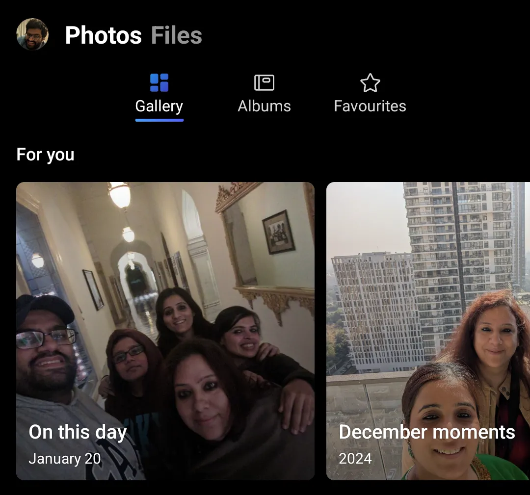 Các album được tự động tạo trên Microsoft OneDrive