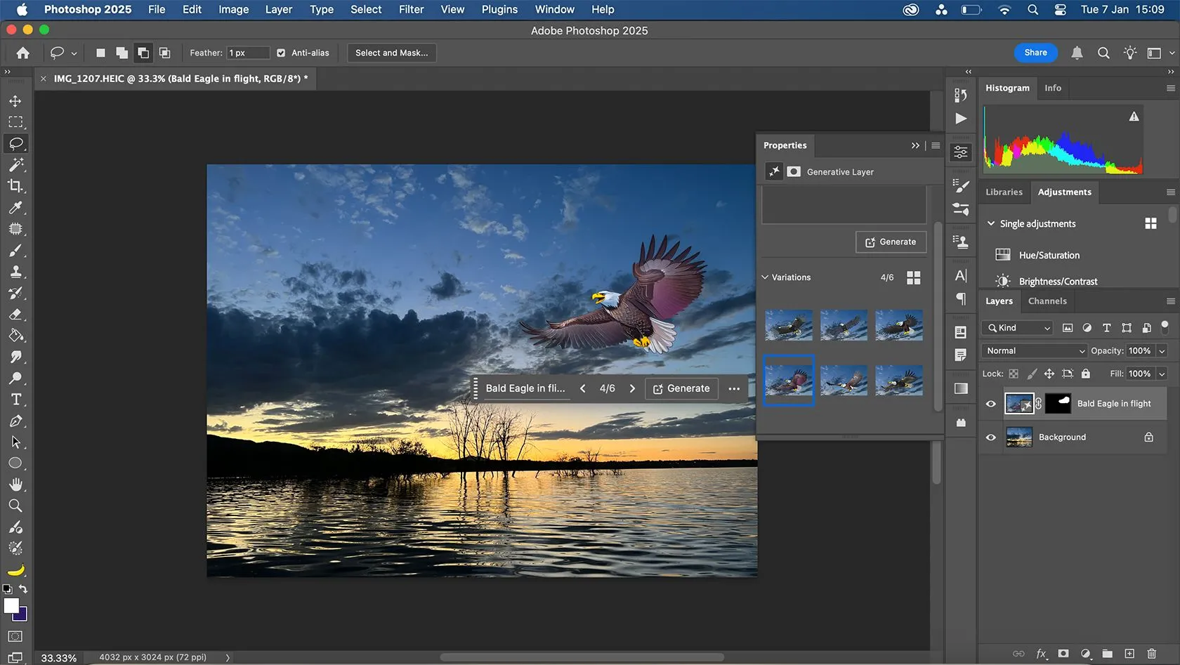 Các công cụ AI tạo sinh của Photoshop, bao gồm Generative Fill