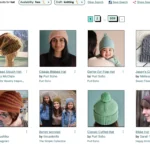 Các mẫu mũ đan trên Ravelry
