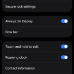 Cách tắt tính năng Always On Display trên điện thoại Samsung để tiết kiệm pin hiệu quả