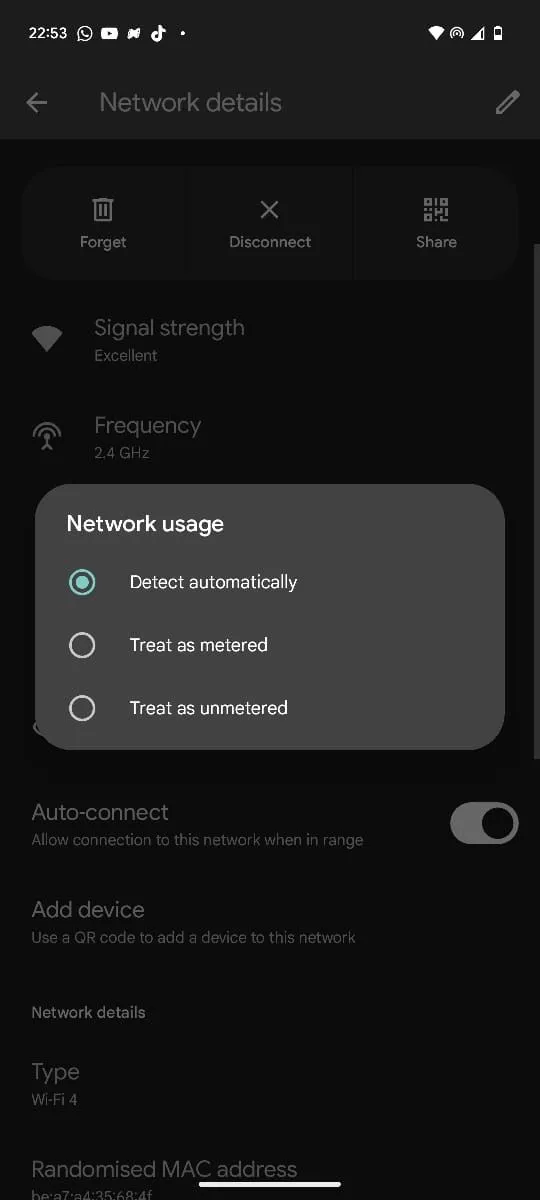 Cài đặt chế độ "Kết nối có giới hạn" để tiết kiệm dữ liệu trên Android