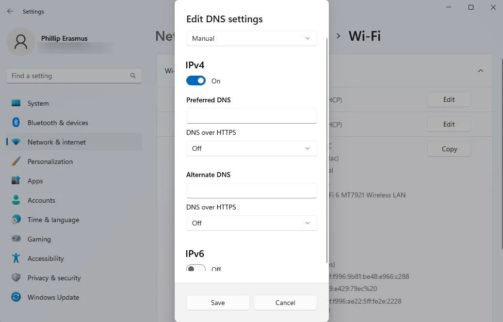 Cài đặt DNS trên Windows để bật DNS qua HTTPS cải thiện quyền riêng tư