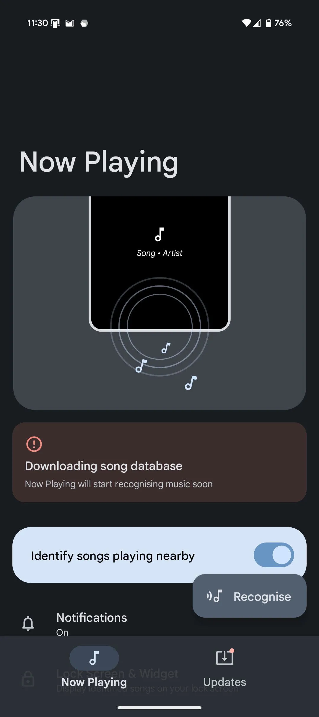 Cài đặt nâng cao của Ambient Music Mod, với tùy chọn bật tính năng mã hóa thay thế để cải thiện độ tin cậy.