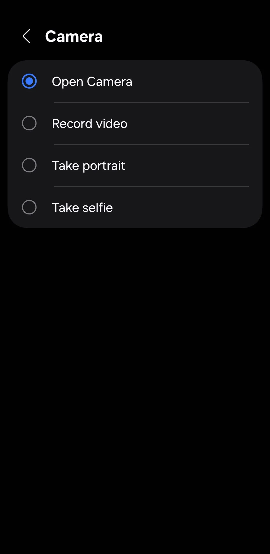 Cài đặt tùy chỉnh chức năng nhấn đúp nút cạnh (Side button) trên điện thoại Android, cho phép chọn chế độ chụp ảnh, quay video hoặc kích hoạt các ứng dụng khác.