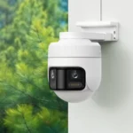 Camera an ninh IMILAB EC6 Panorama gắn ngoài trời, thể hiện góc nhìn rộng 180 độ