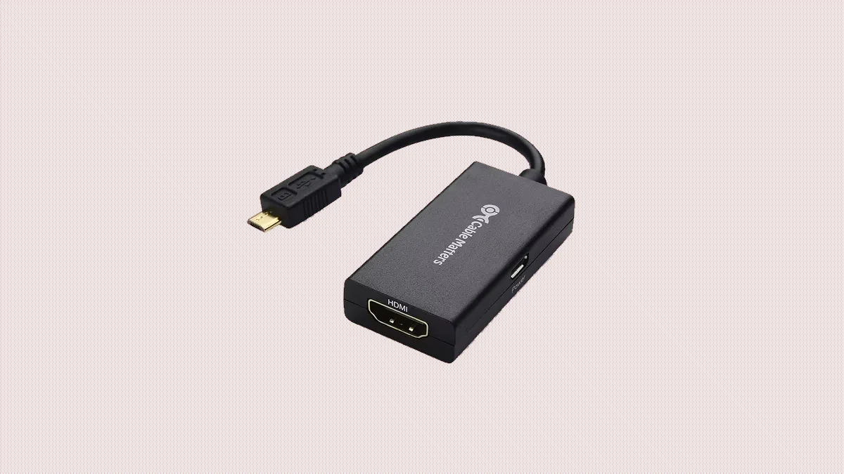 Cáp chuyển đổi Micro USB sang HDMI MHL của Cable Matters có cổng sạc USB