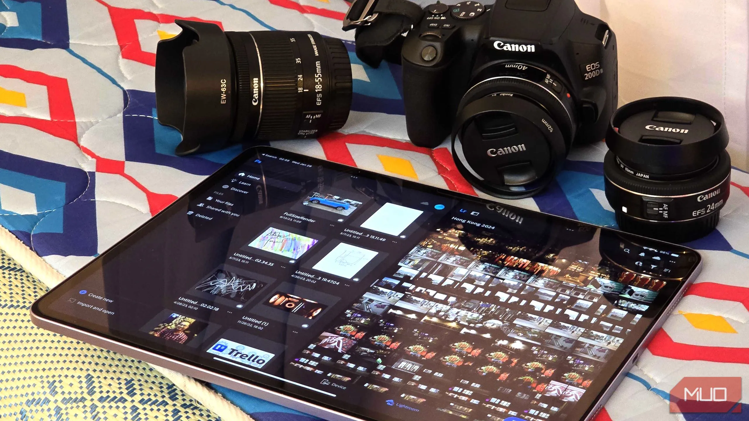 Chạy ứng dụng Adobe Photoshop và Lightroom trên iPad
