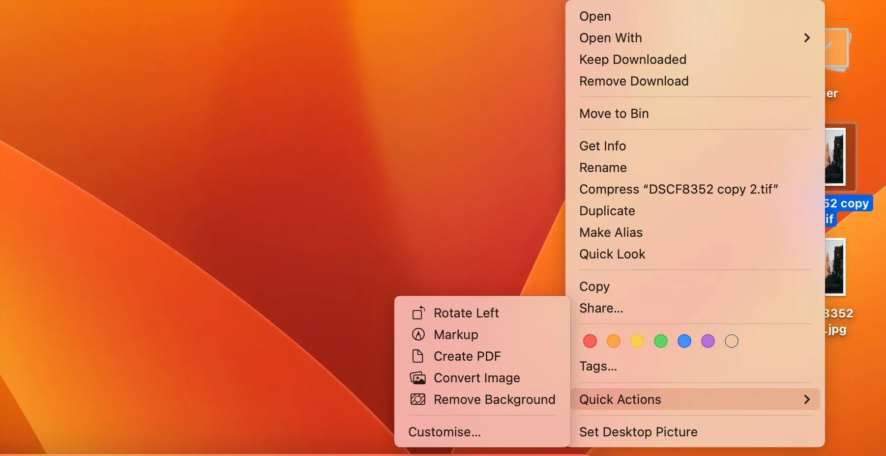 Chuyển đổi file từ TIFF sang JPEG trên máy Mac