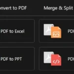 Chuyển đổi PDF sang Word, Excel, hình ảnh với PDFGear