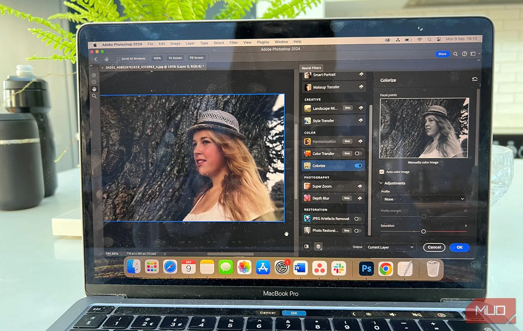 Công cụ AI Colorize của Photoshop giúp tô màu ảnh tự động