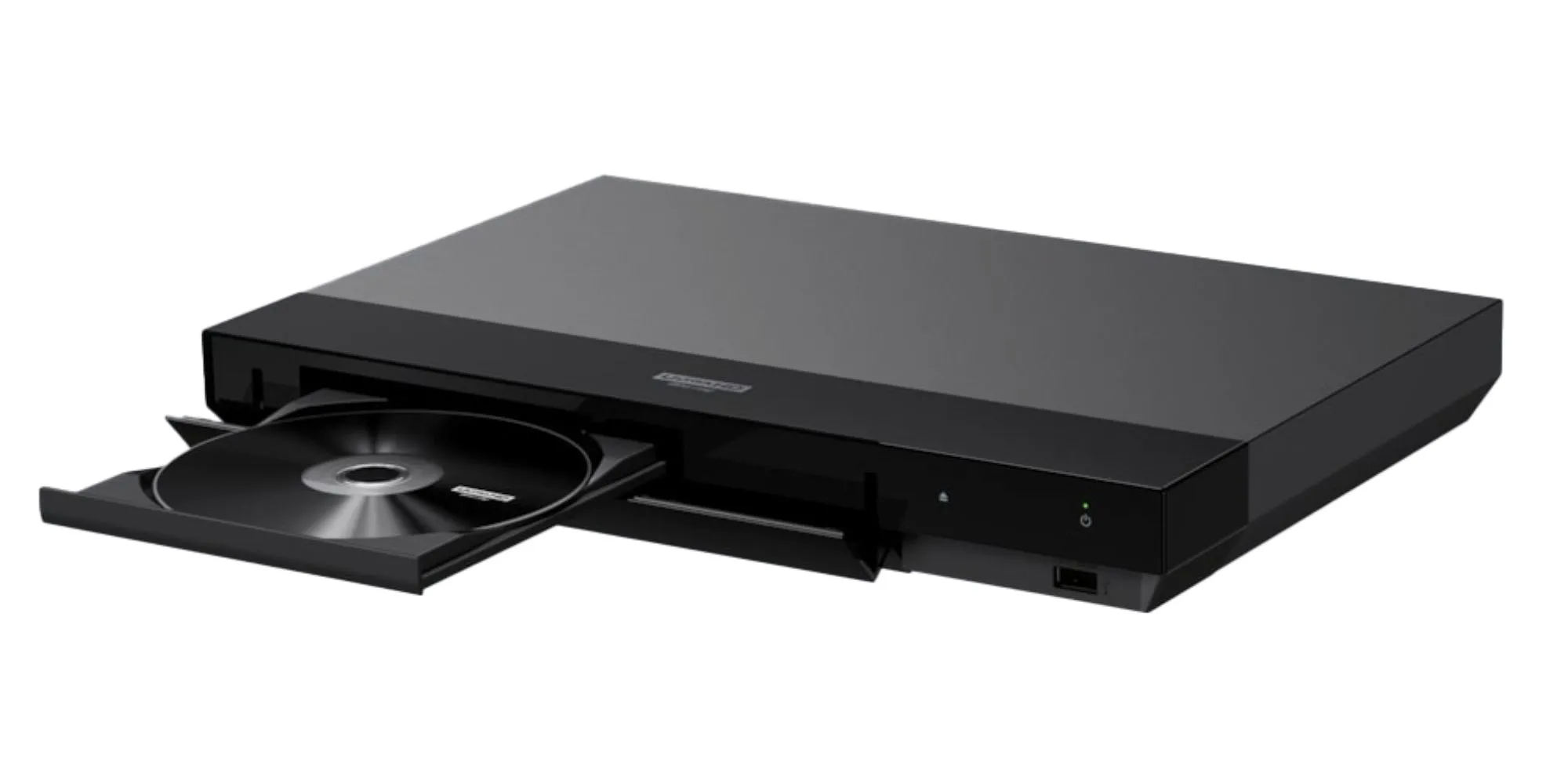 Đầu Blu-ray 4K Sony UBP-X700/K từ mặt trước, thiết kế nhỏ gọn, hiện đại với các nút điều khiển và logo Sony rõ nét.