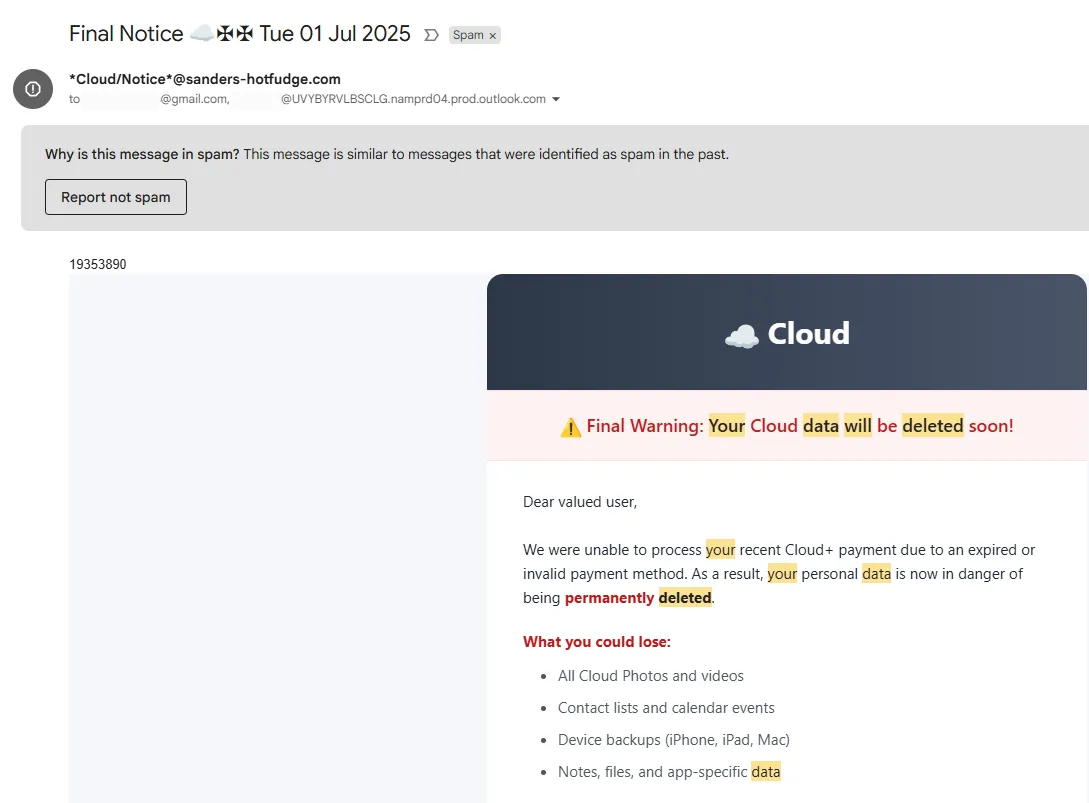 Dấu hiệu nhận biết email lừa đảo với địa chỉ gửi và tên miền đáng ngờ