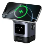 Đế sạc không dây từ tính Ugreen Uno 2-trong-1 công suất 15W cho iPhone và AirPods