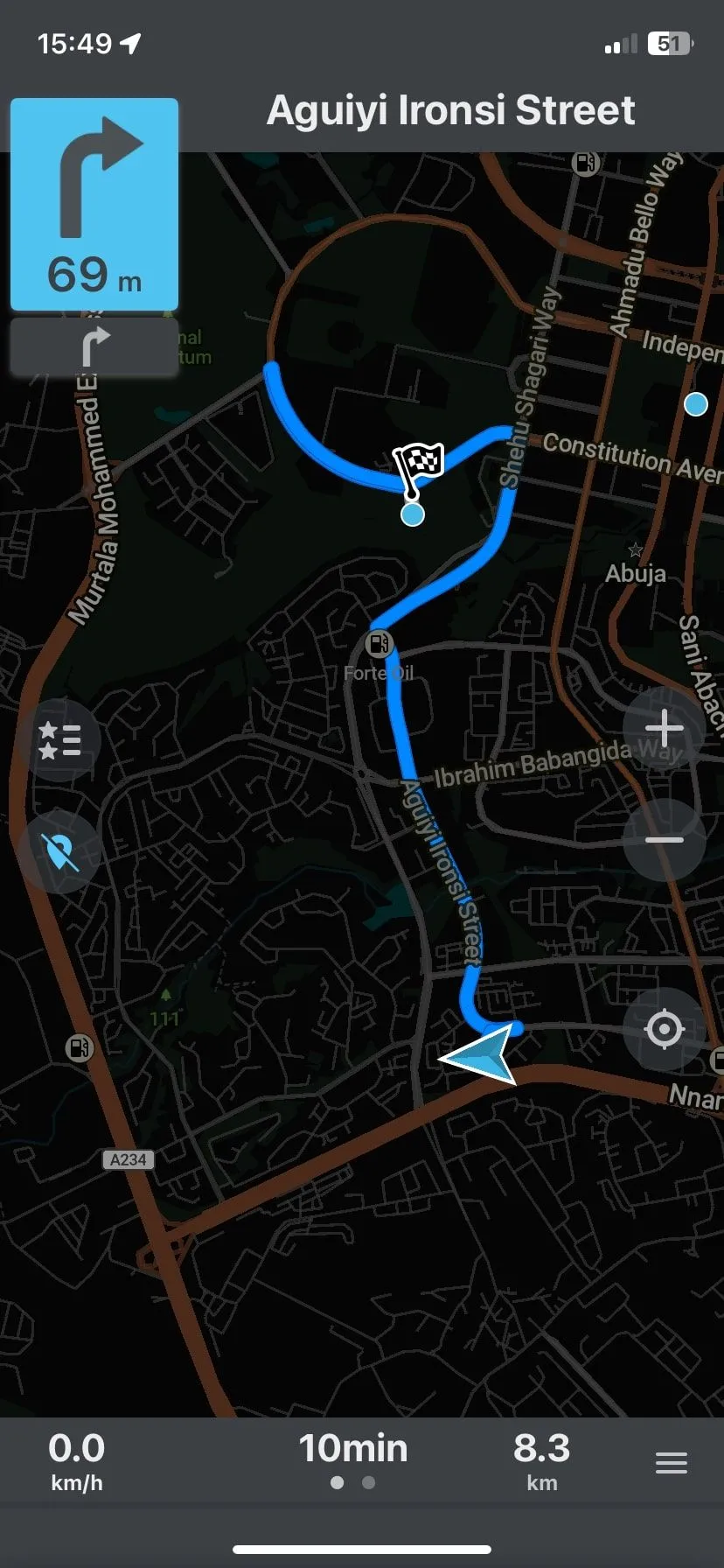 Điều hướng ngoại tuyến trên Organic Maps