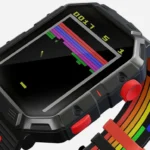Đồng hồ Atari 2600 My Play Watch hiển thị game trên màn hình TFT 2.02 inch