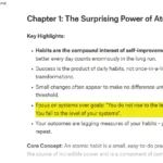 Ghi chú và các điểm nổi bật từ sách Atomic Habits