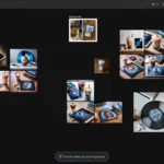 Giao diện Adobe Firefly Boards đang mở trên trình duyệt web, hiển thị không gian làm việc với các bảng moodboard.