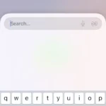 Giao diện Arc Browser trên iPhone với thanh tìm kiếm nổi bật
