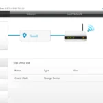 Giao diện cài đặt router hiển thị thiết bị lưu trữ USB đã kết nối, minh họa tính năng NAS