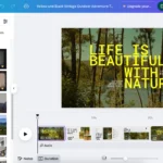 Giao diện Canva cho phép người dùng dễ dàng thêm và kết hợp nhiều mẫu video khác nhau trong một dự án