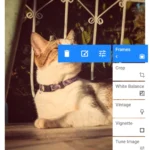 Giao diện chỉnh sửa không phá hủy trên ứng dụng Snapseed, cho phép điều chỉnh các lớp đã áp dụng.