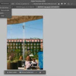 Giao diện công cụ One-Click Remove của Photoshop, hiển thị các vật thể được phát hiện để xóa bỏ