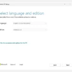 Giao diện công cụ tạo cài đặt Windows 11 Media Creation Tool