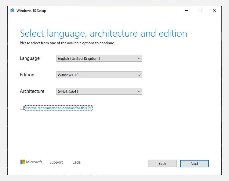 Giao diện Công cụ tạo phương tiện cài đặt (Media Creation Tool) của Microsoft, hiển thị tùy chọn tạo USB cài đặt Windows 11