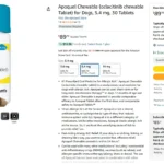 Giao diện cửa hàng thuốc thú y Vetsource trên Amazon, thể hiện dịch vụ bán thuốc thú cưng kê đơn trực tuyến.
