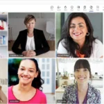 Giao diện cuộc gọi Microsoft Teams với thanh bên Copilot hiển thị các đề xuất AI