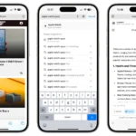 Giao diện hiển thị kết quả tìm kiếm từ ChatGPT trên trình duyệt Safari iPhone
