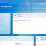 Giao diện iCloud trên trình duyệt web máy tính, minh họa việc truy cập dữ liệu cá nhân.