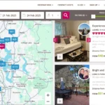 Giao diện kết quả tìm kiếm Homestay tại Seattle với các lựa chọn chỗ ở