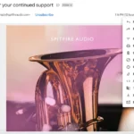 Giao diện một email bình thường trong Gmail trước khi kiểm tra mã nguồn.
