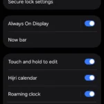 Giao diện Now Bar hiển thị thông báo trực tiếp trên Galaxy Z Flip 6 chạy One UI 7