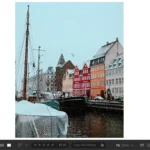 Giao diện sử dụng các cấu hình chỉnh màu và bộ lọc trong Adobe Lightroom