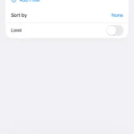 Giao diện tạo phím tắt 'Tìm ảnh' trên iPhone với tùy chọn lọc 'Là ảnh chụp màn hình'