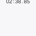 Giao diện tính năng bấm giờ (Stopwatch) trong ứng dụng Đồng hồ trên điện thoại Galaxy Z Fold.