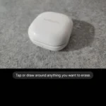 Giao diện tính năng Xóa vật thể (Object Eraser) trên trình chỉnh sửa ảnh Samsung, hiển thị tùy chọn xóa bóng và phản chiếu.