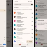 Giao diện trang quản lý đăng ký email mới trong ứng dụng Gmail