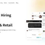 Giao diện trang web nền tảng tuyển dụng Foh&Boh