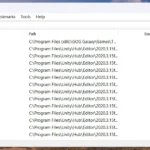 Giao diện ứng dụng Everything trên Windows hiển thị kết quả tìm kiếm file cực nhanh