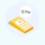 Giao diện ứng dụng Google Wallet với hướng dẫn thanh toán di động.