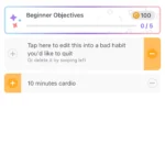 Giao diện ứng dụng Habitica với các nhiệm vụ và nhân vật game hóa.